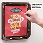 Excello Brands 8.5" x 11" Snap Frame Poster Holder, Wall-Mounted, Vertical/Horizontal, Walnut, Plastic (SF-8511-WLNT)~#|#~sp311882249_sc7