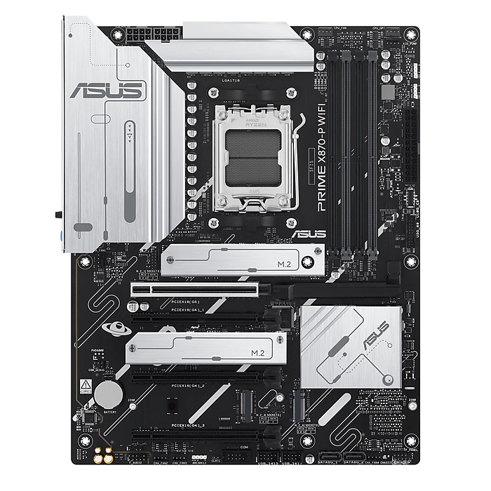 ASUS PRIME Socket AM5 ATX AMD Ryzen Motherboard (PRIME X870‑P WIFI