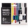 Liquitex BASICS Acrylic Paint Tubes, Assorted Colors, 22 mL, 6/Pack (LIQ101501)~#|#~sp311999601_sc7