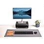 Fellowes Breyta Anti-Slip Polyester Desk Pad, 31.5" x 15.75", Gray (100145426)~#|#~sp312000655_sc7