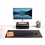 Fellowes Breyta Anti-Slip Polyester Desk Pad, 31.5" x 15.75", Black (100145425)~#|#~sp312000661_sc7