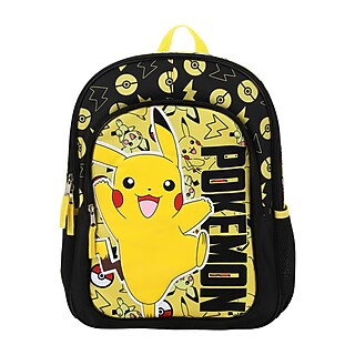 Bioworld Kids Pokemon Backpack, Large, Yellow/Black