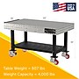 Diversified Woodcrafts 60"W x 36"D Steel Welding Table (DMW6036SHC)~#|#~sp312001540_sc7