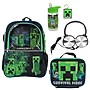 Bioworld Kids 5-Piece Minecraft Backpack Set, Large, Green (B1Y85U4MNCSB00)~#|#~sp312001756_sc7