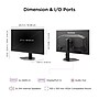 ViewSonic 27" UHD 288Hz 4K G-Sync Compatible Gaming Monitor, Black (VX2730D-4K)~#|#~sp312001958_sc7