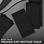 Creative Converting Touch of Color Guest Towel, 3-ply, Black, 192 Napkins/Carton (95134)~#|#~sp312163061_sc7