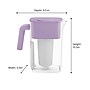 Culligan ZeroWater 10-Cup Water Filter Pitcher with Filter, Lilac (ZEROP10LILRF)~#|#~sp312169485_sc7