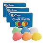 Ready2Learn Easy Grip Chalk Refills, Assorted Colors, 6/Pack, 3 Packs/Bundle (CE-6914-3)~#|#~sp312171153_sc7