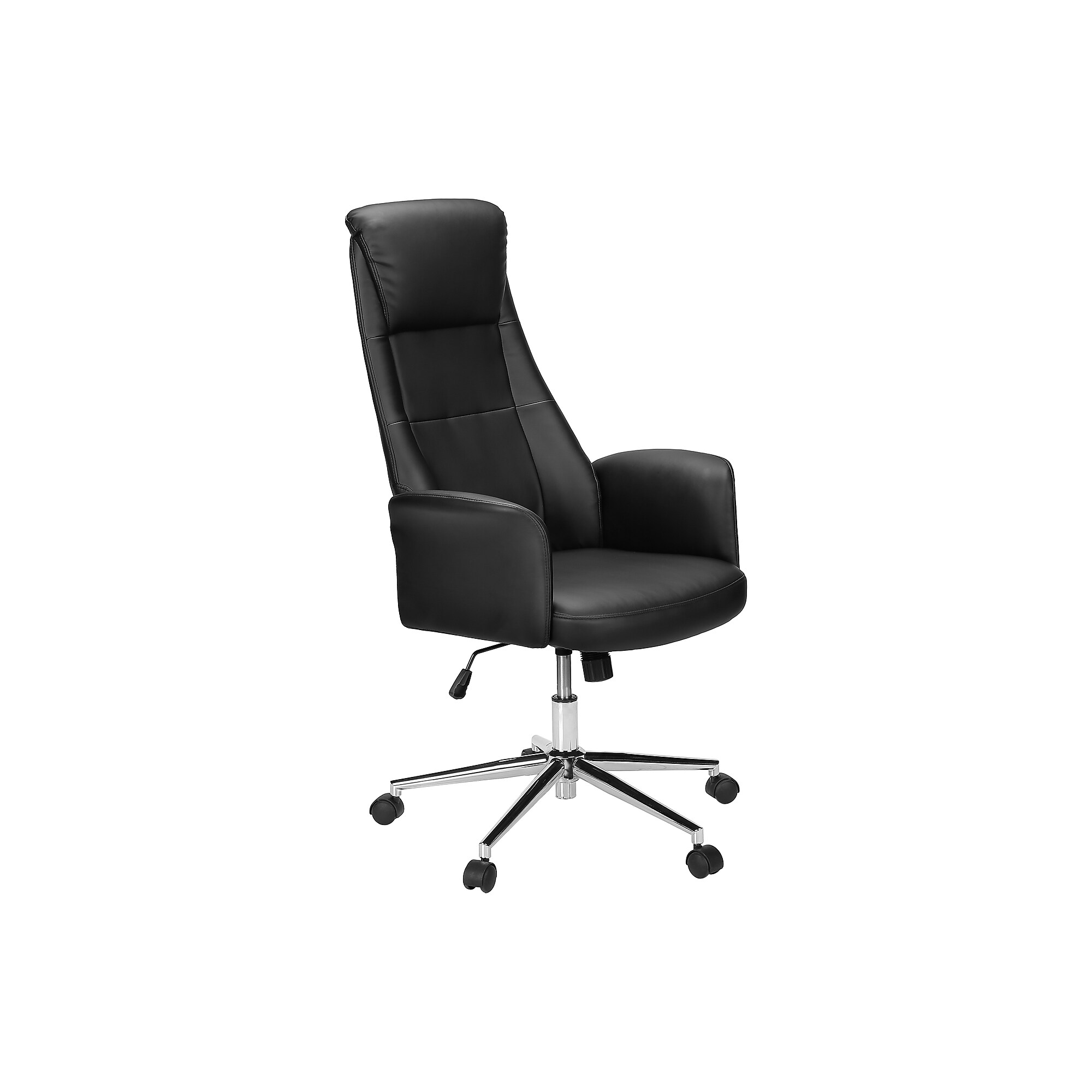 Monarch Specialties Inc. Ergonomic Faux Leather Swivel Executive Chair, Black (I 7344) Sansujyuku sansujyuku.com