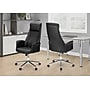 Monarch Specialties Inc. Ergonomic Faux Leather Swivel Executive Chair, Black (I 7344)~#|#~sp312207823_sc7