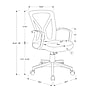 Monarch Specialties Inc. Ergonomic Mesh Swivel Computer and Desk Chair, Red/Black (I 7357)~#|#~sp312208126_sc7