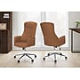 Monarch Specialties Inc. Ergonomic Faux Leather Swivel Executive Chair, Brown (I 7378)~#|#~sp312210539_sc7