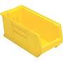 Quantum Storage Systems Stackable Plastic Hulk Container, 10" x 11" x 23 7/8", Yellow, 4/Pack (QUS953YLCS)~#|#~sp312210671_sc7