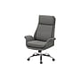 Monarch Specialties Inc. Ergonomic Faux Leather Swivel Executive Chair, Dark Grey (I 7252)~#|#~sp312210959_sc7