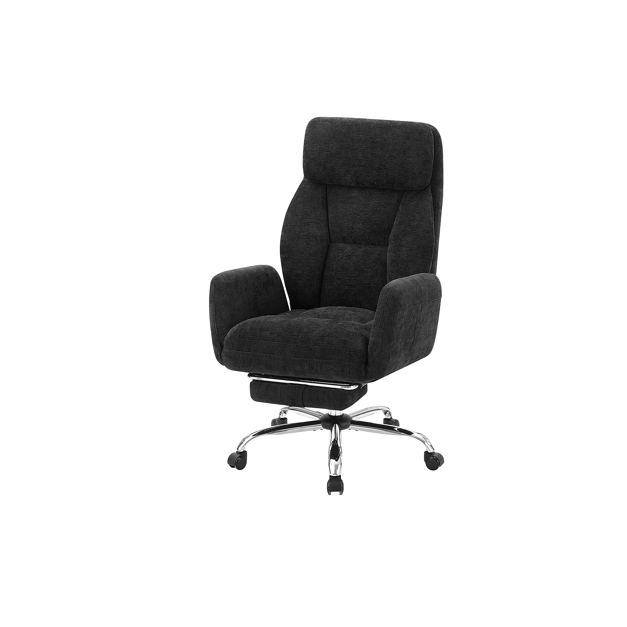 Monarch Specialties Inc. Ergonomic Fabric Swivel Executive Chair, Black (I 7273) Sansujyuku sansujyuku.com