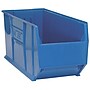 Quantum Storage Systems Stackable Plastic Hulk Container, 17 1/2" x 16 1/2" x 35 7/8", Blue (QUS993BL)~#|#~sp312222186_sc7
