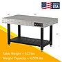 Diversified Woodcrafts 60"W x 36"D Steel Welding Table (DMW6036)~#|#~sp312227970_sc7