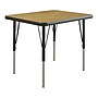 Correll Rectangular Activity Table, 24" x 30", Height Adjustable, Medium Oak (A2430-REC-06-09-09)~#|#~sp312228079_sc7