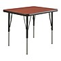 Correll Rectangular Activity Table, 24" x 30", Height Adjustable, Cherry (A2430-REC-21-09-09)~#|#~sp312228242_sc7