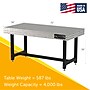 Diversified Woodcrafts 72"W x 36"D Steel Welding Table (DMW7236)~#|#~sp312228464_sc7