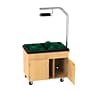 Diversified Woodcrafts Hydroponics Growing Center Table, Oak/Silver (HGCKS)~#|#~sp312237147_sc7