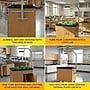 Diversified Woodcrafts Hydroponics Growing Center Table, Oak/Silver (HGCKS)~#|#~sp312237148_sc7