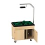 Diversified Woodcrafts Hydroponics Growing Center Table, Maple/Silver (HGCMS)~#|#~sp312237172_sc7