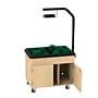 Diversified Woodcrafts Hydroponics Growing Center Table, Maple/Black (HGCMB)~#|#~sp312237191_sc7