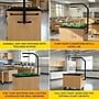 Diversified Woodcrafts Hydroponics Growing Center Table, Maple/Black (HGCMB)~#|#~sp312237192_sc7