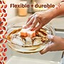 Scotch-Brite Non-Scratch Sponge with Scrubber, Orange Leaf (NS1-LEAF-F25)~#|#~sp312237364_sc7