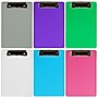 JAM Paper Plastic Clipboard, Mini Size, Assorted Colors, 6/Pack (331CPassrt)~#|#~sp312289086_sc7