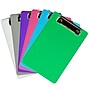 JAM Paper Plastic Clipboard, Mini Size, Assorted Colors, 6/Pack (331CPassrt)~#|#~sp312289087_sc7