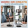 Delton T401 Adjustable 4-in-1 Stand for Tablet, Phone & Webcam, Multi-Use Desktop Holder, Black (DCT401)~#|#~sp312294818_sc7