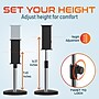 Delton T401 Adjustable 4-in-1 Stand for Tablet, Phone & Webcam, Multi-Use Desktop Holder, Black (DCT401)~#|#~sp312294819_sc7
