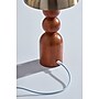 Adesso Connie 10.75"H LED Table Lamp, Walnut/Antique Brass (3178-15)~#|#~sp312298604_sc7