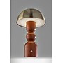 Adesso Connie 10.75"H LED Table Lamp, Walnut/Antique Brass (3178-15)~#|#~sp312298605_sc7