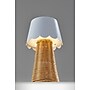 Adesso Tory 9.75"H LED Table Lamp, Rattan/White (3165-02)~#|#~sp312298687_sc7