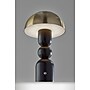 Adesso Connie 10.75"H LED Table Lamp, Black/Antique Brass (3178-01)~#|#~sp312298692_sc7