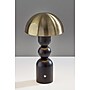 Adesso Connie 10.75"H LED Table Lamp, Black/Antique Brass (3178-01)~#|#~sp312298697_sc7