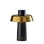 Adesso ADS360 Pirlo 11.75"H LED Table Lamp, Black/Antique Brass (AD9204-01)~#|#~sp312298802_sc7