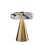 Adesso Randy 9"H LED Table Lamp, Antique Brass/Marble (4132-21)~#|#~sp312298877_sc7