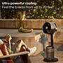 Shark FlexBreeze Pro Mist Oscillating Pedestal Fan, 5-Speed, Charcoal Grey (FA302)~#|#~sp312418664_sc7