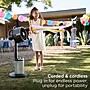 Shark FlexBreeze Pro Mist Oscillating Pedestal Fan, 5-Speed, Charcoal Grey (FA302)~#|#~sp312418672_sc7