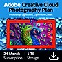 Adobe Creative Cloud Photography for 1 User, 24 Month Subscription, 1TB Storage, Windows, Download (ADO951800V265)~#|#~sp312420006_sc7