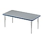 Correll Rectangular Activity Table Set, 30" x 60", Height Adjustable, Gray Granite (AP2-A3060TFREC-15-14-37-8-18)~#|#~sp312420022_sc7