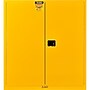 Global Industrial 110 Gallon Drum Storage Safety Cabinet with Rollers, Manual Close~#|#~sp312422636_sc7