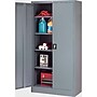 Global Industrial 72"H Steel Storage Cabinet with 4 Shelves, Gray (237635GY)~#|#~sp312422665_sc7