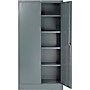 Global Industrial 72"H Steel Storage Cabinet with 4 Shelves, Gray (237635GY)~#|#~sp312422673_sc7