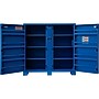 Global Industrial Jobsite Cabinet, 2 Doors, 52 Cu. Ft., Steel, Blue (133724)~#|#~sp312423301_sc7