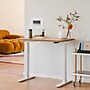 Branch Duo 58"W Electric Adjustable Standing Desk, Woodgrain/White (10-10-09-10)~#|#~sp312428674_sc7
